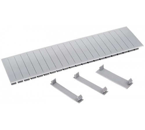 Заглушка  12 модулей серая  YZM10-12  IEK