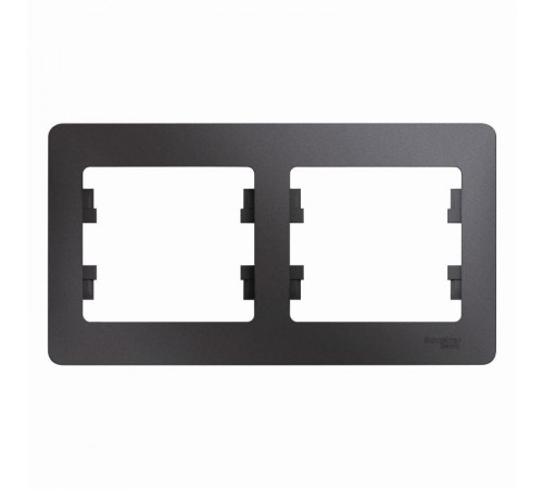 Glossa Графит Рамка 2-ая, горизонтальная  GSL001302  SE