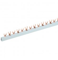 Шина соединительная типа FORK вилка 2Р 63 А 1 м (10 шт/уп)  11-2233  REXANT