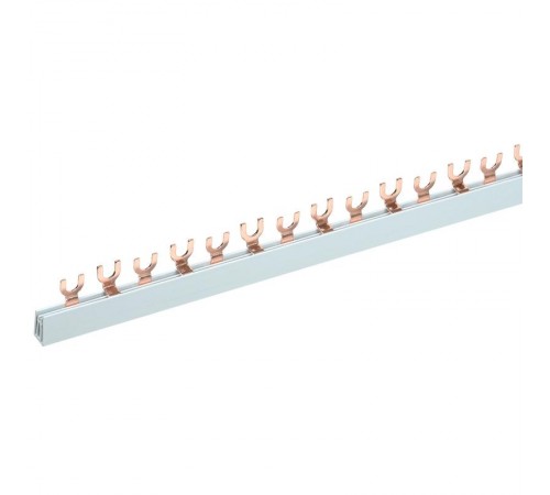 Шина соединительная типа FORK вилка 2Р 63 А 1 м (10 шт/уп)  11-2233  REXANT