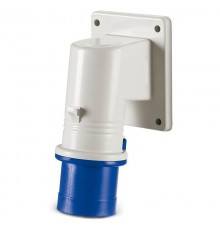 Вилка панельная с наклоном IP44 16А 2P+E 250В  DIS2421693  DKC