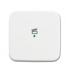 SRS-1-214 Клавиша одинарная free@home, сцена, Reflex, альпийский белый6220-0-0189 ABB