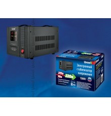 RS-1/1500LS Стабилизатор напряжения "Standard" релейный однофазный напольный, 70-275 В, 1500ВА  09498  Uniel
