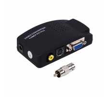 Конвертер BNC\RCA + S-video на VGA (в комплекте переходник гн. BNC - шт. RCA)  17-6932  REXANT