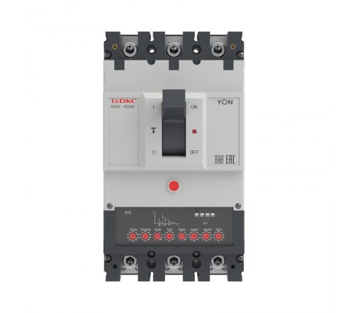 Авт. выкл. YON pro MNX400M 3P 400A 100kA при AC415V расц. ETS  MNX400M3PETS0400  DKC