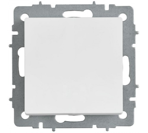 BRITE Выключатель 1-клавишный 10А ВС10-1-0-БрАБ арктический белый   BR-V10-0-10-K91  IEK
