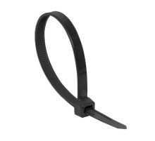 Хомут нейлоновый черный (2,5х250) (100шт.) EKF Basic  plc-cb-2.5x250  EKF