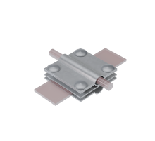 Соединитель заземляющий для прутка  5-12 мм стержня  10-20 мм полосы до 40 мм с 4 пластинами HD  4SZ-D5-12-D10-20-B40 HD  КМ-профиль