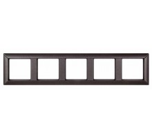 Рамка 5-постов; Eco Profi; термопласт; антрацит  EP485AN  Jung