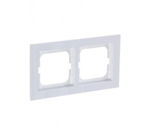 Рамка 2-постовая, серия axcent, цвет белый  1754-0-4332   2CKA001754A4332  ABB