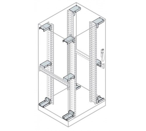 Доп.держатели 19дюйм рамы в IS c Ш=800,(2шт)  EB8001  ABB
