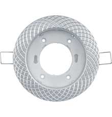 Светильник встраиваемый под лампу GX53 NGX 93 074 NGX-R11-003-GX53 (Сетка матовый хром, серебро)  93074  Navigator