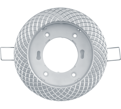 Светильник встраиваемый под лампу GX53 NGX 93 074 NGX-R11-003-GX53 (Сетка матовый хром, серебро)  93074  Navigator