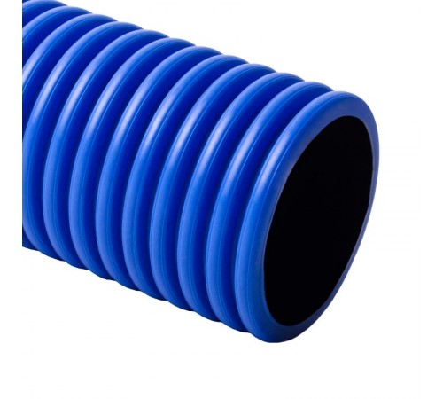 Труба двустенная жесткая синяя с соединительной муфтой 6м KOPODUR KD 09050 (CC)  KD 09050_CC  Kopos
