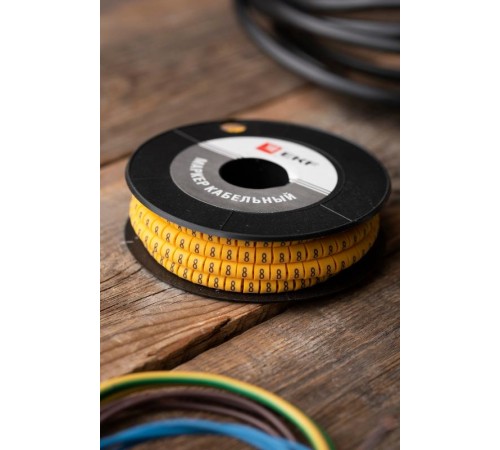 Маркер-кабельный 4,0кв.мм "8" (500шт.) (ЕС-2) EKF PROxima  plc-KM-4-8  EKF