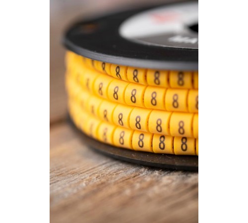 Маркер-кабельный 4,0кв.мм "8" (500шт.) (ЕС-2) EKF PROxima  plc-KM-4-8  EKF