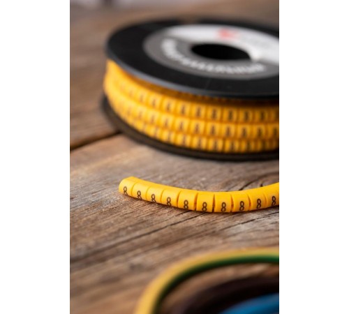 Маркер-кабельный 4,0кв.мм "8" (500шт.) (ЕС-2) EKF PROxima  plc-KM-4-8  EKF