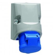 Розетка настенная 16А 3Р(2Р+Е) 230В 6h IP44 87х64 180гр. QC I 11930-Bals I Bals