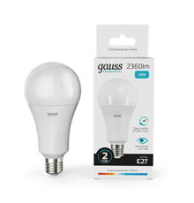 Лампа светодиодная LED 30Вт E27 220В 4100К A67 Elementary  73229  Gauss