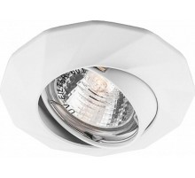 Светильник точечный встраиваемый под лампу DL6021 MR16 50W G5.3 белый поворотный  28878  FERON