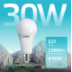 Лампа светодиодная LED 30Вт E27 220В 4100К A67 Elementary  73229  Gauss