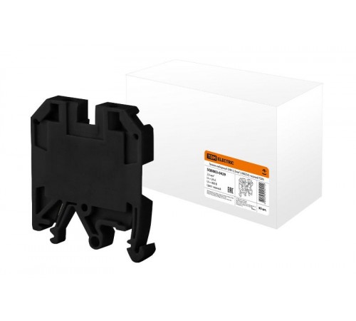 Зажим наборный ЗНИ-2,5мм2 (JXB25А) черный  SQ0803-0429  TDM