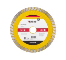 Диск алмазный отрезной Turbo волна 150x22.2x2.2x10 мм  KR-90-0132  Kranz