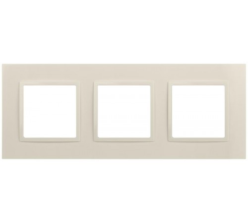 Рамка для розеток и выключателей Elegance 14-5013-02 Classic, на 3 поста, слоновая кость  Б0060582  ЭРА