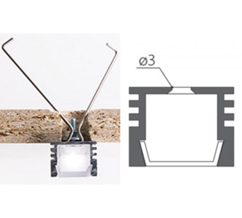 Пружинный держатель для PDS, MIC, PHS-A  016028  Arlight