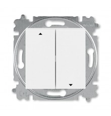 ABB Levit Белый / белый Выключатель жалюзи 2-кл. без фиксации клавиш  3559H-A88445 03W  2CHH598845A6003  ABB
