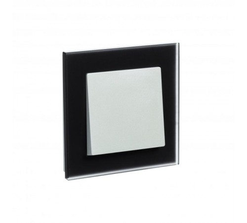 AtlasDesign Nature Черный Рамка 1-ая, матовое стекло ATN331001 SE