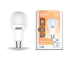 Лампа Светодиодная Smart Home DIM E27 A60 10 Вт 2700К 1/10/40  1070112  Gauss
