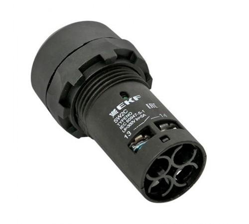 Кнопка SW2C-10D с подсветкой желтая NO EKF PROxima  sw2c-md-y  EKF