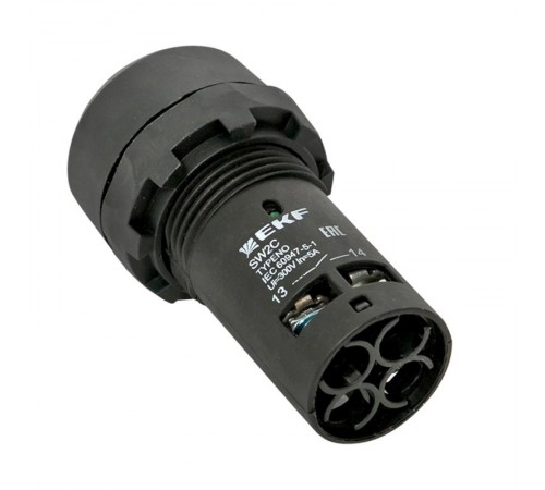 Кнопка SW2C-10D с подсветкой желтая NO EKF PROxima  sw2c-md-y  EKF