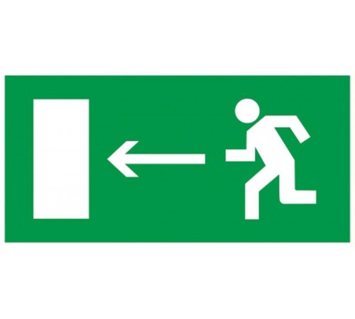Пиктограмма (наклейка) . 100х50 мм "Напр.к эвак. выходу налево"  YPC30-105NEV-NAL  IEK
