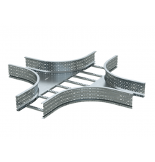 Ответвитель Х-образный лестничный 80х400, цинк-ламельный  ULX684ZL  DKC