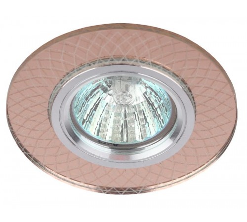Светильник точечный встраиваемый DK LD43 TEA 3D декор cо светодиодной подсветкой MR16, чай  Б0037352  ЭРА