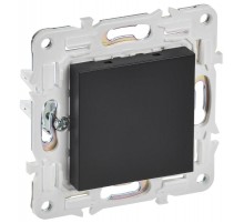 SKANDY Заглушка с суппортом SK-C01Bl черный  SK-PL10-K02  IEK