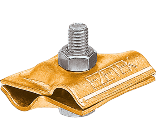 Зажим соединительный круглого проводника 8-10 мм, латунь91072Ezetek