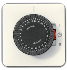 Таймер для коммутации с электроприводом; слоновая кость, слоновая кость  CD5024  Jung