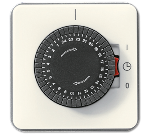 Таймер для коммутации с электроприводом; слоновая кость, слоновая кость  CD5024  Jung