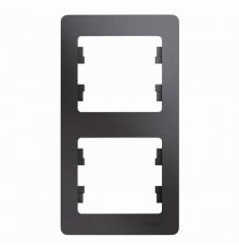 Glossa Графит Рамка 2-ая, вертикальная  GSL001306  SE