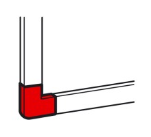 Плоский угол - для мини-каналов Metra - 40x40  638183  Legrand