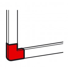 Плоский угол - для мини-каналов Metra - 40x40  638183  Legrand