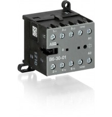 Миниконтактор B6-30-01 9A (400В AC3) катушка 24В АС  GJL1211001R0011  ABB