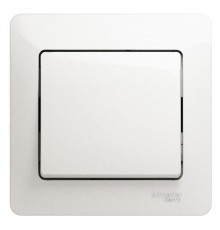 Glossa Перламутр Выключатель 1-клавишный, сх.1, 10АХ (в сборе)  GSL000612  SE