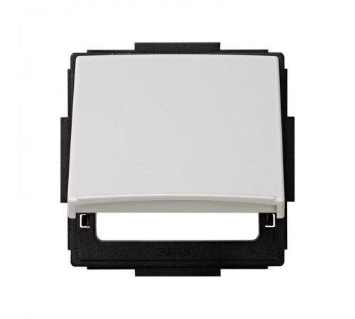Simon 27 Крышка откидная для розетки (механизм S27), IP44, IK07, Scudo, белый  2705092-030  Simon