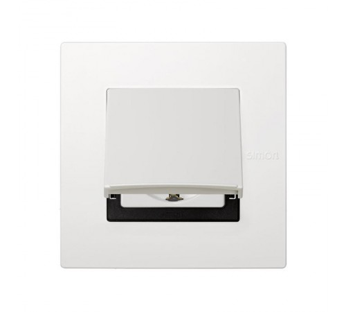 Simon 27 Крышка откидная для розетки (механизм S27), IP44, IK07, Scudo, белый  2705092-030  Simon