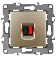 Розетка аудио 12-3111-04  шампань  Б0027454  ЭРА