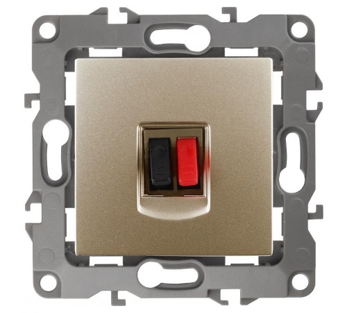 Розетка аудио 12-3111-04  шампань  Б0027454  ЭРА